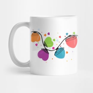 Colorful hearts Mug